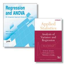 Regression and ANOVA – An Integrated Approach Using SAS Software and Applied Statistics – Analysis of Variance and Regression 3e set