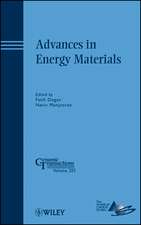 Advances in Energy Materials – Ceramic Transactions V205