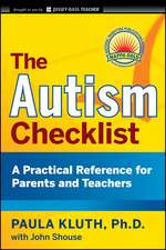 The Autism Checklist – A Practical Reference for Parents and Teachers