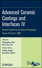 Advanced Ceramic Coatings and Interfaces IV V30 Issue 3