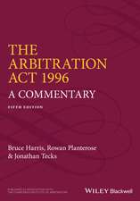 The Arbitration Act 1996 – A Commentary 5e