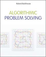 Backhouse, R: Algorithmic Problem Solving