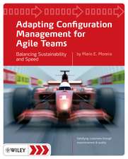 Adapting Configuration Management for Agile Teams – Balancing Sustainability and Speed