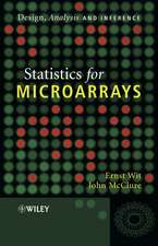 Statistics for Microarrays – Design, Analysis and Inference