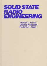 Krauss, H: Solid State Radio Engineering