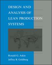 Design & Analysis of Lean Production Systems (WSE)