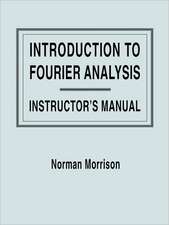 Introduction to Fourier Analysis TM t/a