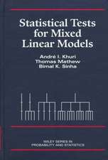 Statistical Tests for Mixed Linear Models