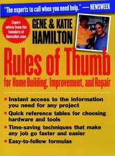 Rules of Thumb for Home Building