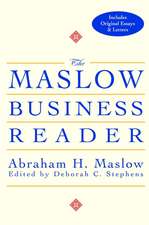 The Maslow Business Reader