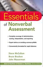 Essentials of Nonverbal Assessment