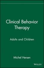Clinical Behavior Therapy