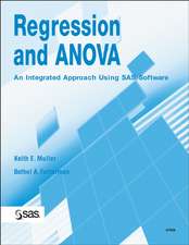 SAS Regression and ANOVA