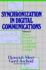 Synchronization in Digital Communications – Phase–Frequency–Locked Loops & Amp Cont V 1