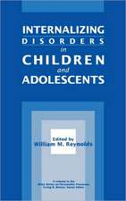 Internalizing Disorders In Child & A