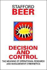 Decision and Control