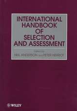 International Hdbk of Selection & Assessment