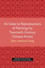 An Index to Reproductions of Paintings by Twentieth-Century Chinese Artists