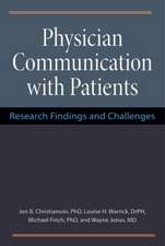 Physician Communication with Patients