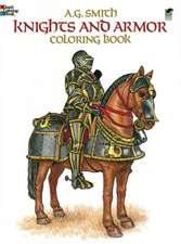 Knights and Armor Coloring Book: Including 8 Plates in Full Color