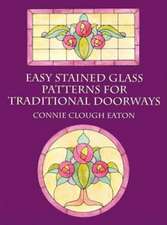 Easy Stained Glass Patterns for Traditional Doorways