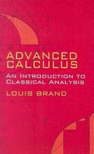 Advanced Calculus