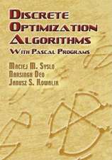 Discrete Optimization Algorithms: With Pascal Programs