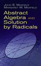 Abstract Algebra and Solution by Radicals