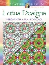 Creative Haven Lotus: Designs with a Splash of Color