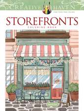 Creative Haven Storefronts Coloring Book