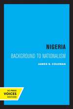 Nigeria – Background to Nationalism