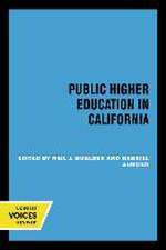 Public Higher Education in California