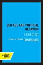 Old Age and Political Behavior – A Case Study