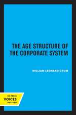 The Age Structure of the Corporate System