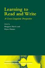 Learning to Read and Write: A Cross-Linguistic Perspective