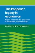 The Popperian Legacy in Economics