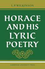 Horace and his Lyric Poetry