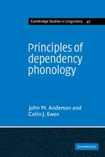 Principles of Dependency Phonology