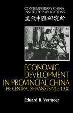 Economic Development in Provincial China: The Central Shaanxi since 1930