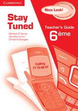 Stay Tuned Teachers Book for 6 éme