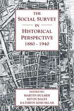 The Social Survey in Historical Perspective, 1880–1940