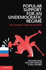 Popular Support for an Undemocratic Regime: The Changing Views of Russians