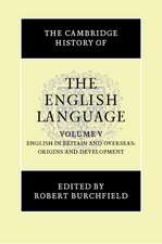 The Cambridge History of the English Language