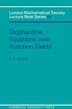 Diophantine Equations over Function Fields