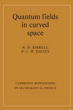 Quantum Fields in Curved Space