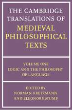 The Cambridge Translations of Medieval Philosophical Texts: Volume 1, Logic and the Philosophy of Language