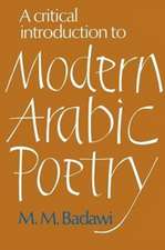 A Critical Introduction to Modern Arabic Poetry