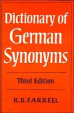 Dictionary of German Synonyms