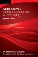 Genre Analysis: English in Academic and Research Settings