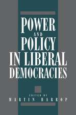 Power and Policy in Liberal Democracies